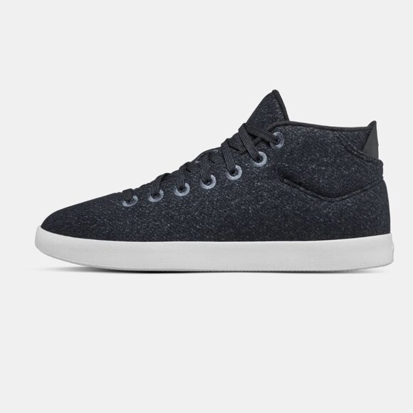EUC Allbirds Women's Wool Piper Mids Sneakers Heathered Black, size 9 - Picture 1 of 10